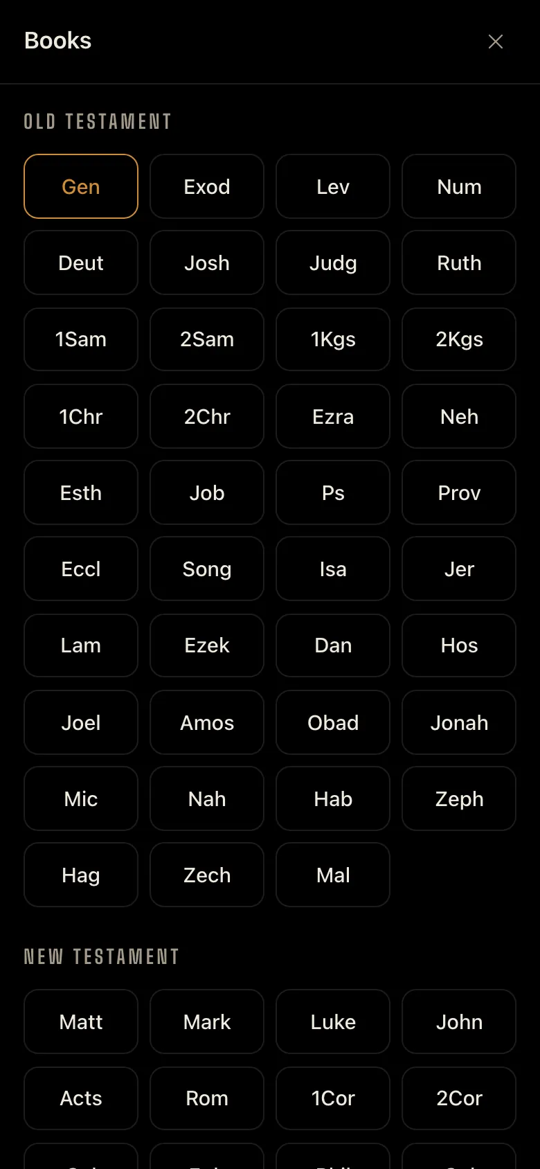 Listen — the audio Bible.