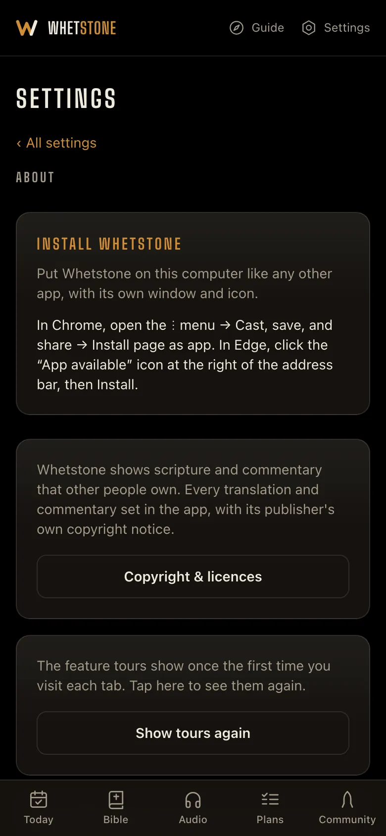 Install Whetstone on your computer.